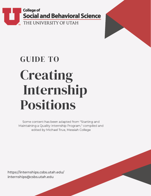 csbs guide to creating internships